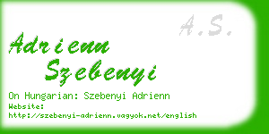 adrienn szebenyi business card